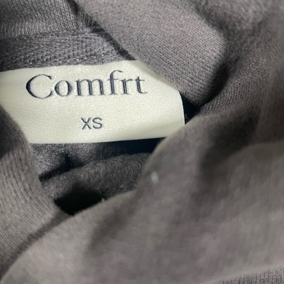 Comfrt Tranquil Heavy Weight Hoodie - Charcoal - Picture 4 of 5